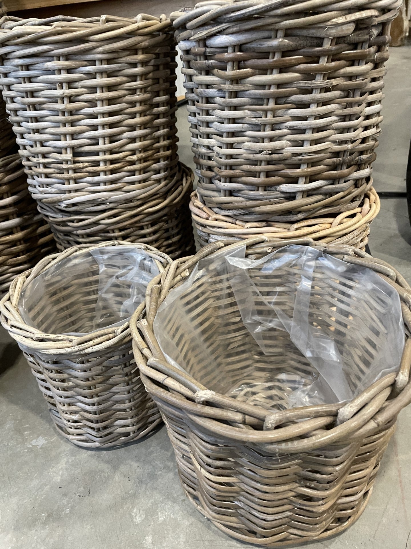 Casa Rotting basket in 2-set without handle