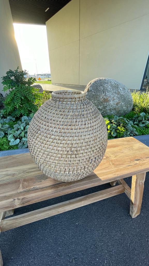 Wicker Vase Set 4