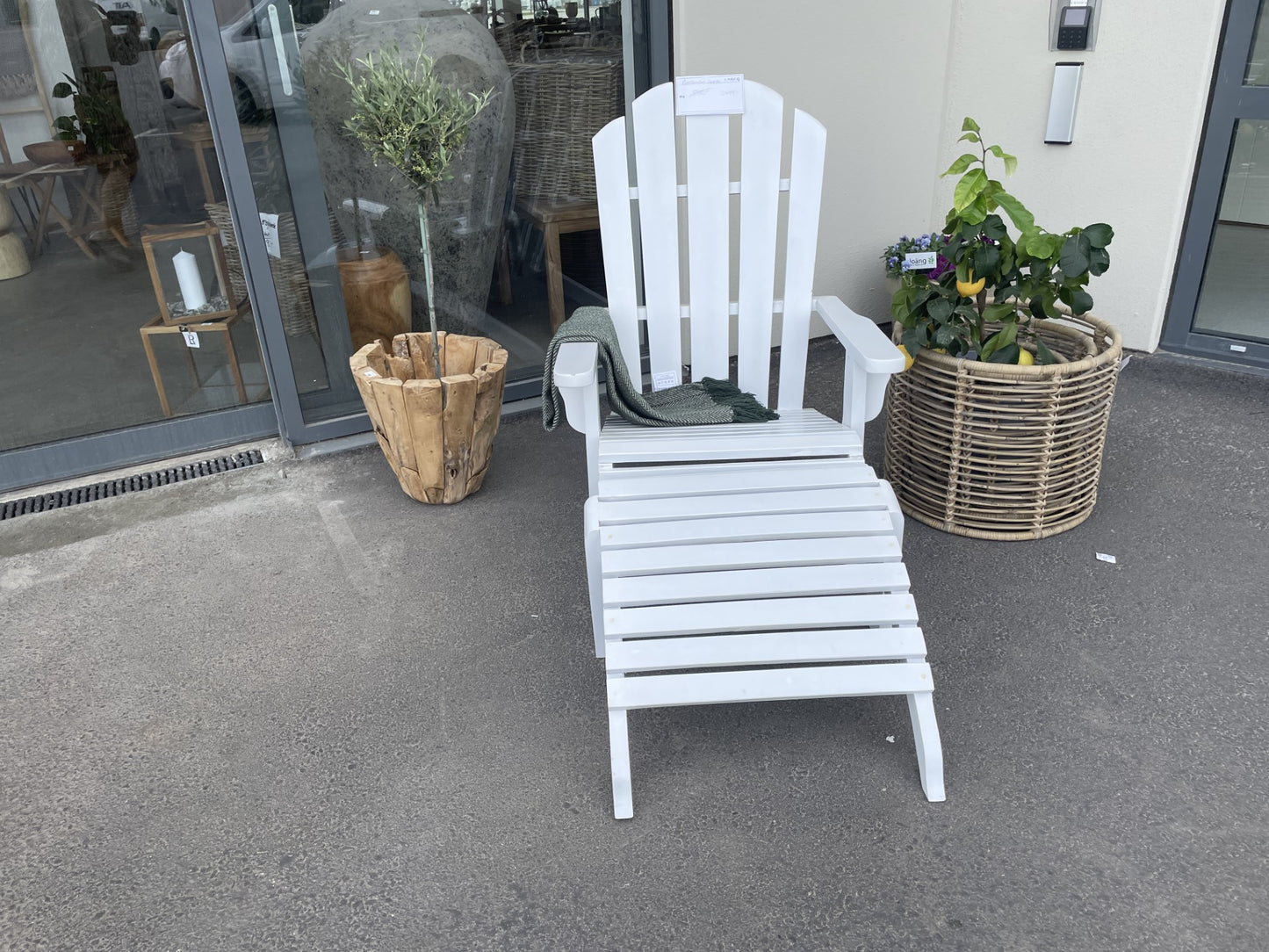 Amsterdam Deck Chair with Footstool